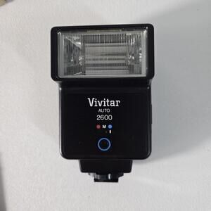VIVTAR  2600  AUTO  FLASH with PC Cord_ Used_Tested_  Very Good Condition